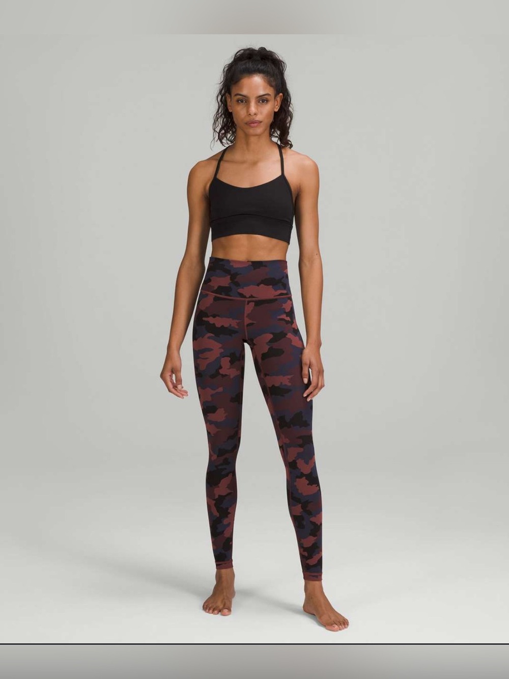 Lululemon Wunder Under Train High Rise Leggings in Heritage 365 Camo Size 8.